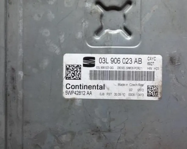 03L906023AB 5WP42812AA SEAT DiZEL MOTOR BEYNi