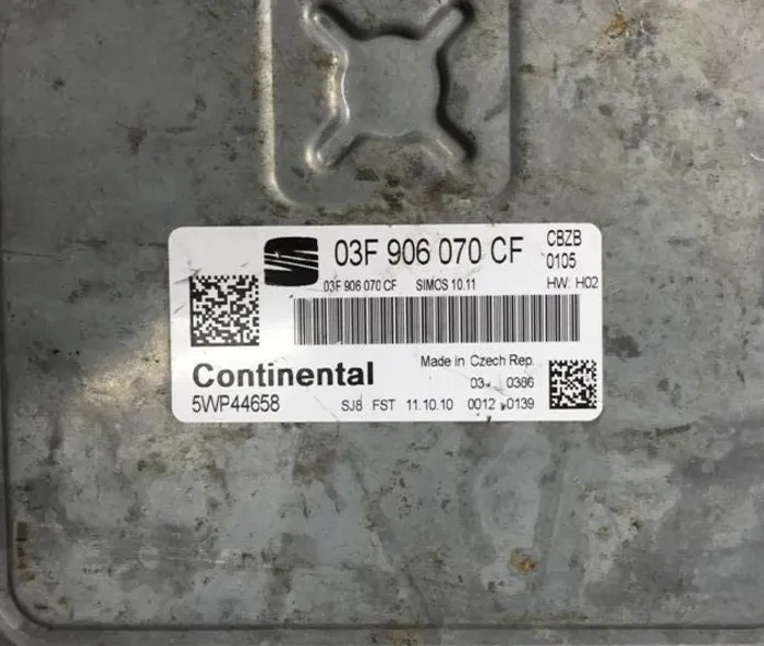 SEAT 03F906070CF, control unit SIMOS 10.11 CBZB MOTOR beyinci çetin istanbul bostancı beyin tamiri yapılır